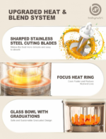 "Smart Baby Food Maker: Cook, Blend, and Steam with Ease!" - Image 5