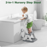 "2-in-1 Toddler Potty Training Seat with Splash Guard and Anti-Slip Step Stool" - Image 7