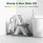 "2-in-1 Toddler Potty Training Seat with Splash Guard and Anti-Slip Step Stool" - Image 8