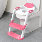 " 2-In-1 Toddler Potty Seat with Step Stool - Grey" - Image 19