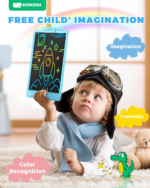 " 10 Inch Colorful LCD Writing Tablet for Kids - Educational Doodle Board for Boys and Girls" - Image 5