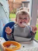 "Ultra Lightweight Waterproof Silicone Baby Bibs - 3 Pack | Adjustable Soft Feeding Bibs with Food Catcher Pocket" - Image 2