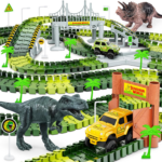 "253-Piece Construction Race Track Toy Set with Trucks - Fun Engineering Road Games for Kids Ages 3-8" - Image 10