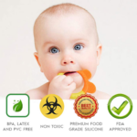 "Organic Silicone Baby Teething Toys - Set of 6 for Natural Brain Development" - Image 4