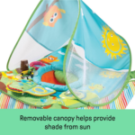 Pop 'N Jump Portable Baby Activity Center, Indoor Outdoor Use, Lightweight, Carrying Bag, Canopy, 6-12 Months (Animals) - Image 4