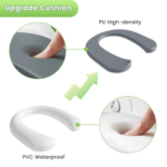 "2-in-1 Toddler Potty Training Seat with Splash Guard and Anti-Slip Step Stool" - Image 3