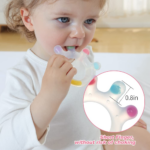 " Dinky Digits Palm Teether - Fun and Safe Teething Toy for Babies!" - Image 4