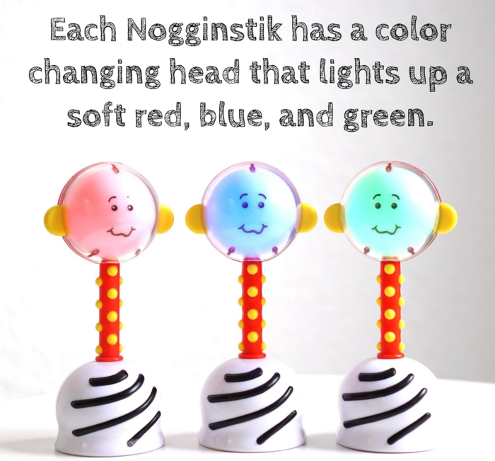 " Nogginstik: Interactive Light-Up Rattle for Babies!" - Image 2