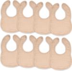 " Muslin Baby Bibs - Adjustable, Absorbent, and Stylish Drool Bibs for Teething Boys & Girls" - Image 9