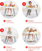 Baby Activity Center: Interactive Play Center with 3-Stage Grow-With-Me Functionality, 4Mo+, Explore & More - Image 3