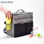 Mommy Diaper Bags Mother Large Capacity Travel Nappy Backpacks with Anti-Loss Zipper Solid Baby Maternity Nursing Bags - Image 4