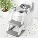 "2-in-1 Potty Training Toilet Seat for Toddlers - Non-Slip Step Stool with Soft Waterproof Mat"