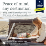 "Guava Lotus Lightweight Travel Crib: Baby Safe Portable Play Yard with Comfy Mattress" - Image 2