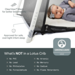 "Guava Lotus Lightweight Travel Crib: Baby Safe Portable Play Yard with Comfy Mattress" - Image 7