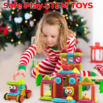 STEM Building Toys, ST5 144 Pcs Bristle Shape 3D Tiles Set Construction Learning Stacking Educational Block, Creativity beyond Imagination, Inspirational, Recreational Toy for Kids Ages 3-8 - Image 3