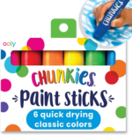 Chunkies Quick Drying Tempera Paint Sticks for Kids, Classic Colors, Set of 12 Twistable Kids Paint Sticks for Toddlers 2-4 Years, Mess Free Chubby Toddler Paint Sticks [12 Classic Colors] - Image 10