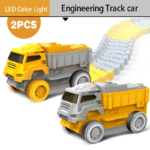 "Electric Flexible Track Engineering Car Educational Toy for Kids, Birthday Gift" - Image 12