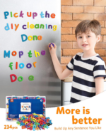 Magnetic Letters 234 Pcs, Uppercase Lowercase Foam Alphabet ABC Fridge Magnets, Educational Toy Set for Classroom Kids Learning Spelling with Magnetic Board and Storage Box - Image 3