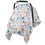 "Adorable Crocodile Dinosaur Baby Carseat Canopy - Large Size, Lightweight, Breathable Cover for Infant Car Seat, Perfect for Summer, Spring, Autumn" - Image 9