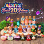 " Fairy Potions Kit - Magical Mix Kit with 20 Bottles for Enchanting Halloween Decor, Garden Crafts, and Birthday Gifts - Ideal for Girls Ages 6-10" - Image 2