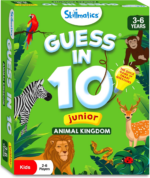 Card Game - Guess in 10 Junior Animals for Kids, Boys, Girls Who Love Board Games and Educational Toys, Travel Friendly for Ages 3, 4, 5, 6 - Image 8