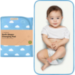 "Travel-Friendly Waterproof Diaper Changing Pad - Black Geo Design" - Image 11