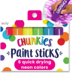 Chunkies Quick Drying Tempera Paint Sticks for Kids, Classic Colors, Set of 12 Twistable Kids Paint Sticks for Toddlers 2-4 Years, Mess Free Chubby Toddler Paint Sticks [12 Classic Colors] - Image 12