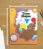Big Skills for Little Hands® Trace Shapes Workbook—Learning Shapes, Colors, Fine Motor Skills, Tracing Activity Book for Preschool–Kindergarten (32 Pgs) - Image 5