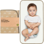 "Travel-Friendly Waterproof Diaper Changing Pad - Black Geo Design" - Image 19