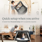 "Guava Lotus Lightweight Travel Crib: Baby Safe Portable Play Yard with Comfy Mattress" - Image 4