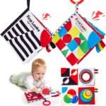 "High Contrast Sensory Baby Books & Toys Set for Early Learning - Perfect Gift for Infants 0-12 Months!" - Image 11