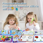 Wiznobliss Sorting Toys for Toddlers,3 in 1 Learning Education Toys Sorting Games Cutting Fruit Toys Toddler Coloring,Fine Motor Montessori Preschool Classroom Sensory Toys for 2+ Year Old. - Image 6