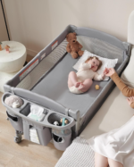 4-in-1 Baby Bassinet: Bedside Sleeper, Crib, Playard, Changing Table - Image 11