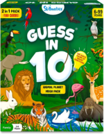 Card Game - Guess in 10 Junior Animals for Kids, Boys, Girls Who Love Board Games and Educational Toys, Travel Friendly for Ages 3, 4, 5, 6 - Image 9