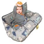 "Cute Cotton Shopping Cart & High Chair Cover for Baby - Machine Washable for Infant, Toddler - Boy or Girl"