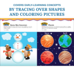 Big Skills for Little Hands® Trace Shapes Workbook—Learning Shapes, Colors, Fine Motor Skills, Tracing Activity Book for Preschool–Kindergarten (32 Pgs) - Image 3