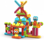 STEM Building Toys, ST5 144 Pcs Bristle Shape 3D Tiles Set Construction Learning Stacking Educational Block, Creativity beyond Imagination, Inspirational, Recreational Toy for Kids Ages 3-8 - Image 6