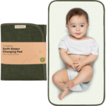"Travel-Friendly Waterproof Diaper Changing Pad - Black Geo Design" - Image 12