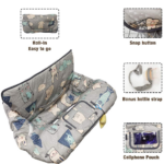 "Cute Cotton Shopping Cart & High Chair Cover for Baby - Machine Washable for Infant, Toddler - Boy or Girl" - Image 4
