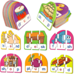 Alphabet Word Puzzle Cards for Kids: Fun Phonics & Spelling Games