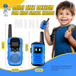 " Mini Robot Walkie Talkies - Perfect Birthday Gifts for Boys Ages 3-10 | Fun Outdoor Camping Toys (2 Pack)" - Image 3
