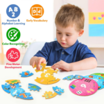 " Alphabet and Number Puzzles - Fun Educational Toys for Kids Ages 3-8" - Image 6