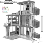 Replacement Parts for Barbie Dreamhouse Playset - GRG93 ~ Replacement Dishes, Cookware, Food, Plants and Plant Holders - Image 4