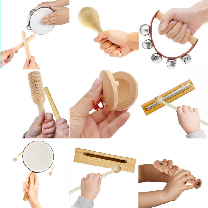 " Montessori Wooden Musical Instruments for Kids Ages 3-9 - Fun & Engaging Toys for Young Musicians!" - Image 9