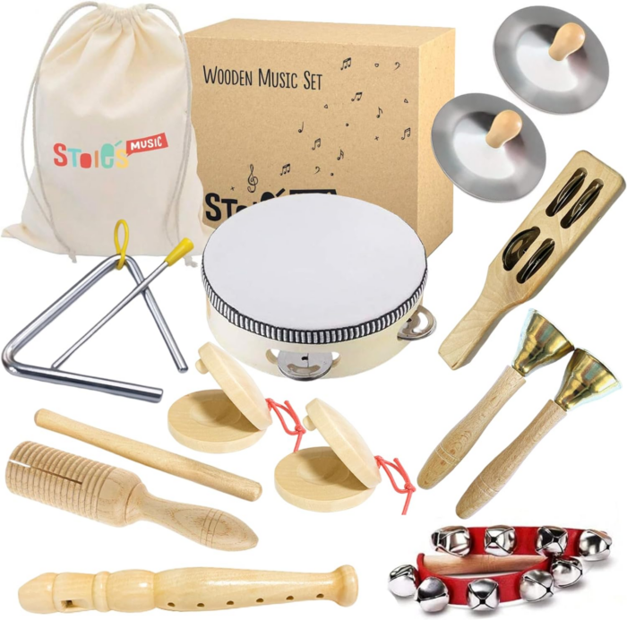 " Montessori Wooden Musical Instruments for Kids Ages 3-9 - Fun & Engaging Toys for Young Musicians!" - Image 14