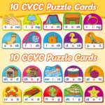 Alphabet Word Puzzle Cards for Kids: Fun Phonics & Spelling Games - Image 2