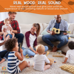 "Delightful Natural Wooden Musical Instruments Set for Kids - Perfect for Preschool Learning & Fun! Includes Maracas, Guitar, Xylophone, Tambourine, Castanet, Shaker Egg, and Flute!" - Image 6