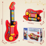 "2-in-1 Kids Guitar & Piano - Electric Musical Toy for Toddlers, Perfect Gift for 3-5 Year Old Boys & Girls (Red)" - Image 6