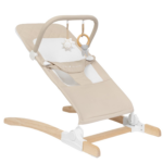 " Alpine Deluxe Portable Bouncer - Organic Cotton Comfort for Infants 0-6 Months" - Image 14