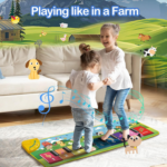 " Interactive Floor Piano Mat - Sensory Musical Playmat for Toddlers & Kids, Fun Dancing Keyboard with Animal Sounds, Perfect Birthday Gift for Boys & Girls Ages 1-5!" - Image 3